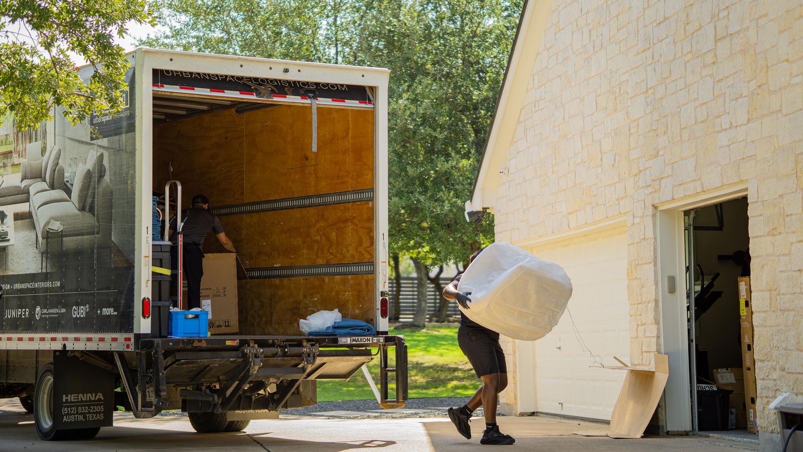 Urbanspace Logistics warehouse receiving and storage in Austin